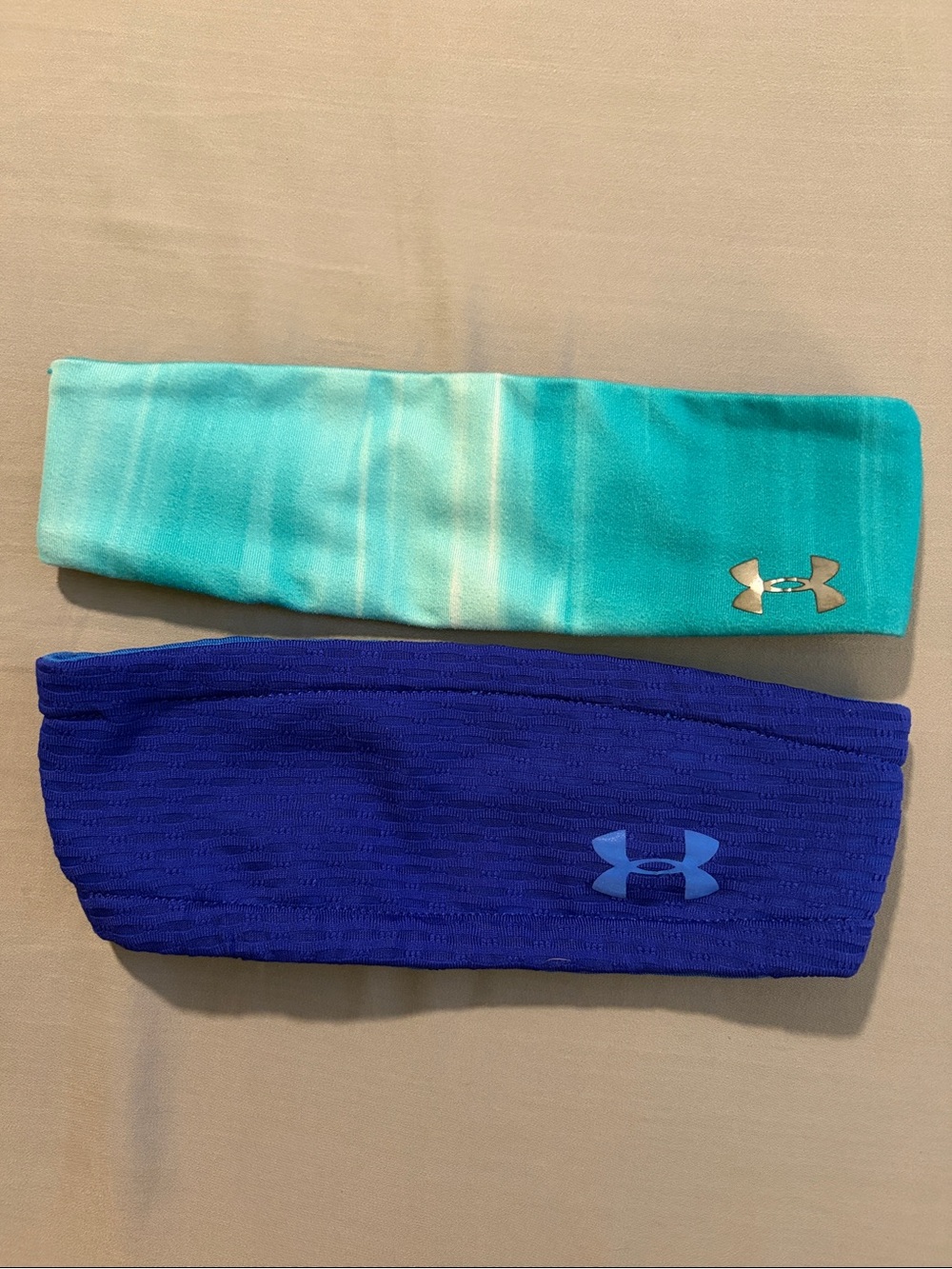Under Armour Headbands - Teal Ombre & Royal Blue